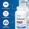 Major 600mg Calcium Tablets - Calcium Supplement - 150 Count (1 Pack)