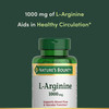 Natures Bounty L-Arginine 1000mg for Supporting Blood Flow and Vascular