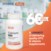 Rugby 600 mg Calcium Tablets - Made with 10 mcg (400 IU) of Vitamin D3