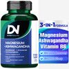 Divinity Nutra Magnesium Ashwagandha Supplement, Calming Magnesium Glycinate &