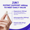 Divinity Nutra Magnesium Ashwagandha Supplement, Calming Magnesium Glycinate &