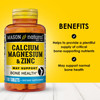 Mason Natural Calcium Magnesium & Zinc, 300,Day Supply, Supports Normal Bone