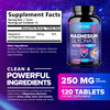 Magnesium Glycinate 250mg - High Absorption Chelated Magnesium Supplement