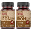 DEVA Nutrition Vegan Chelated Iron 29 mg Fortified with B-12