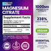 Magnesium Citrate Supplement Pills 1000mg