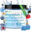 120 Count Magnesium Glycinate Gummies 700mg, Chewable Magnesium Gummies