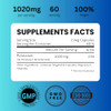 Potassium Supplement 1020mg High Absorption Potassium Bicarbonate- 120 Capsules