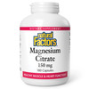 Natural Factors, Magnesium Citrate 150 mg, Muscle and Heart Health Formula, 180