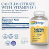 Solaray Calcium Citrate with Vitamin D3 1000mg