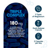 Zenavea - Triple Magnesium Complex Supplement (120 Vegan Capsules)