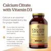 Solgar Calcium Citrate with Vitamin D3, 240 Tablets