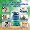 HOLLEGEND Potassium Magnesium Gummies, High Absorption Potassium Citrate 99mg