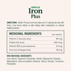 Nature's Bounty Gentle Iron Plus Pills, Supplement, Helps Prevent Iron