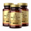 Solgar Zinc Picolinate 22 mg, 100 Tablets (Pack of 3)