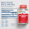 SOLARAY Red Yeast Rice Plus CoQ-10 & No-Flush Niacin Vitamin B-3, Healthy Heart
