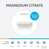 XYMOGEN Magnesium Citrate Capsules - Vegan Magnesium Supplement for Women + Men