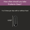 Proferrin Clear Heme Iron Supplement, 90 Capsules- Superior Absorption, Easy on
