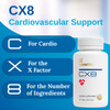 Xtendlife CX8 Heart Health Supplement for Cardiovascular Support, Circulation