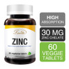 Lovita Zinc 30mg - Well-Absorbed Chelated Zinc Supplements for Men & Women