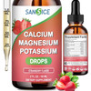 SANSICE Calcium Magnesium Potassium Supplements, Magnesium Glycinate 400mg Zinc
