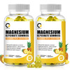 (2 Pack) Magnesium Glycinate Gummies 500mg, High-Absorption Magnesium Supplement