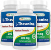 Best Naturals L-Theanine 200mg per Tablet (400mg per 2 Tablets)