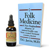 J.CROW'S Lugol's 2% Iodine Solution & 'Folk Medicine' Book Bundle: Essential