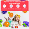 NutritiPure Kids Chewable Iron Supplement, Ferronyl Carbonyl Iron 9 mg, Vitamin