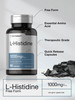 Horbäach L-Histidine 1000mg 90 Capsules - Non-GMO and Gluten Free