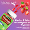SmildeHeal Magnesium Glycinate Gummies 600mg for Women & Men, with Magnesium