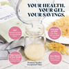 HAPPY FOX Organic Sea Moss Raw Gold Makes 170oz of Seamoss Gel Rich in Vitamins