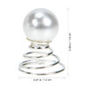 LALAFINA 20Pcs Pearl Hair Screw Clips Swirl Hair Clip Wedding Pearl Hair Spiral Hair Swirl Hair Twists Coils for Wedding Bridal Prom Party
