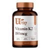 Utzy Naturals Vitamin K2 - 180 mcg of MenaQ7 Form of K2