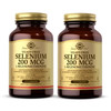 Solgar Yeast-Free Selenium 200 mcg - 250 Tablets, Pack of 2