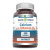 Amazing Formulas Calcium with Vitamin D3 Supplement - Made in USA (1 Pack