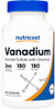 Nutricost Vanadium + Chromium 2mg 180 Vegetarian Capsules