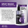 Ardell Gray Magic Hair Color Drops, Additive - Boosts Hair Color Penetration & Covers Gray Hair Completely, Enhanced Hair Dye Absorption, 0.25 oz