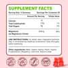 2 Pack Magnesium Citrate Gummies 400MG, High Absorption Magnesium Gummies