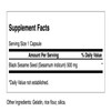 Swanson Full Spectrum Black Sesame Seed 500 Milligrams 60 Capsules