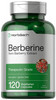 Horbaach Berberine HCL Supplement - 500mg - 120 Capsules