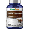 NusaPure Brown Seaweed 30:1 Extract, 200 mg Equivalent to 6,000 mg 200 Veggie