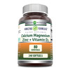 Amazing Formulas Calcium Magnesium Zinc D3 240 Softgels Supplement