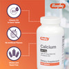 Rugby 600mg Calcium Tablets - Made with 10mcg (400IU) of Vitamin D3