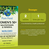 Natural Factors Whole Earth & Sea Women's 50+ Multivitamin & Mineral