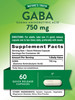 Nature's Truth GABA 750mg Capsules - 60 Count