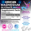 Magnesium Glycinate Supplement 250mg - 100% Chelated & Purified