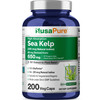NusaPure Sea Kelp Natural Iodine 325mcg 10:1 Extract, 65 mg Equivalent to 650 mg