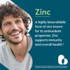 BESTVITE Zinc Chelate 50mg (240 Vegetarian Capsules)