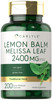 Carlyle Lemon Balm Capsules - 200 Count - Non-GMO and Gluten Free Formula