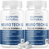 (2 Pack) Neuro Tech IQ Brain Supplement Neurotech Iq Focus Formula Pills (120